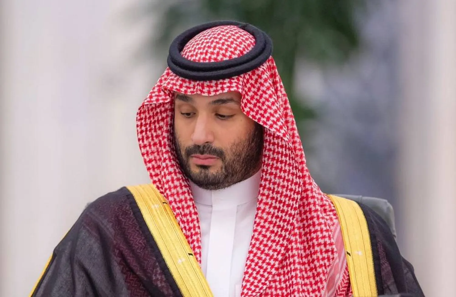 Prince Mohammed bin Salman bin Abdulaziz Al Saud, Crown Prince and Prime Minister, at a cabinet meeting. (SPA file photo)