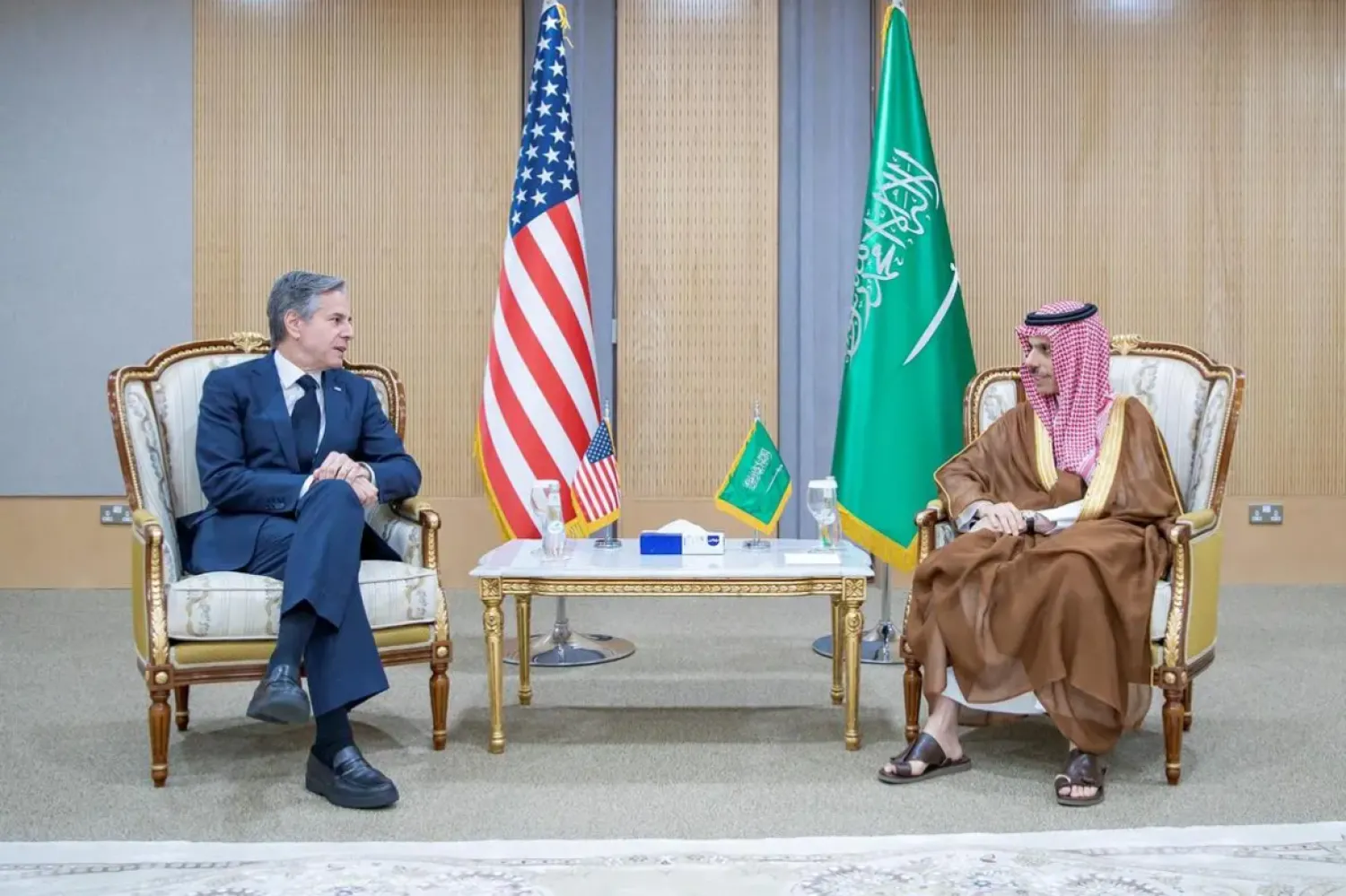 The meeting came on the sidelines of the ministerial talks of the GCC countries in Riyadh - SPA