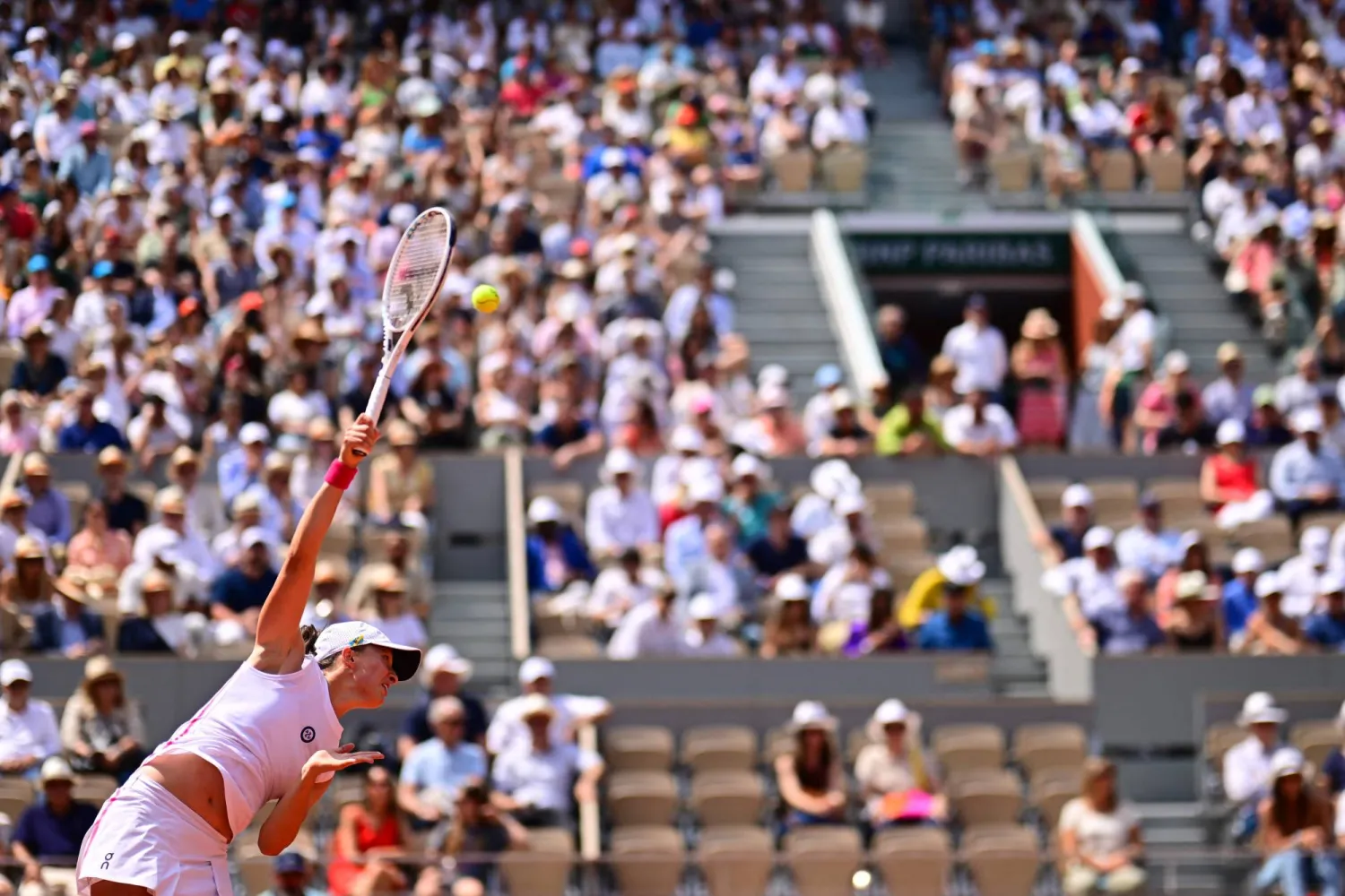 شفيونتيك تتطلع لثالث نهائي في رولان غاروس في أربع سنوات (أ.ف.ب)