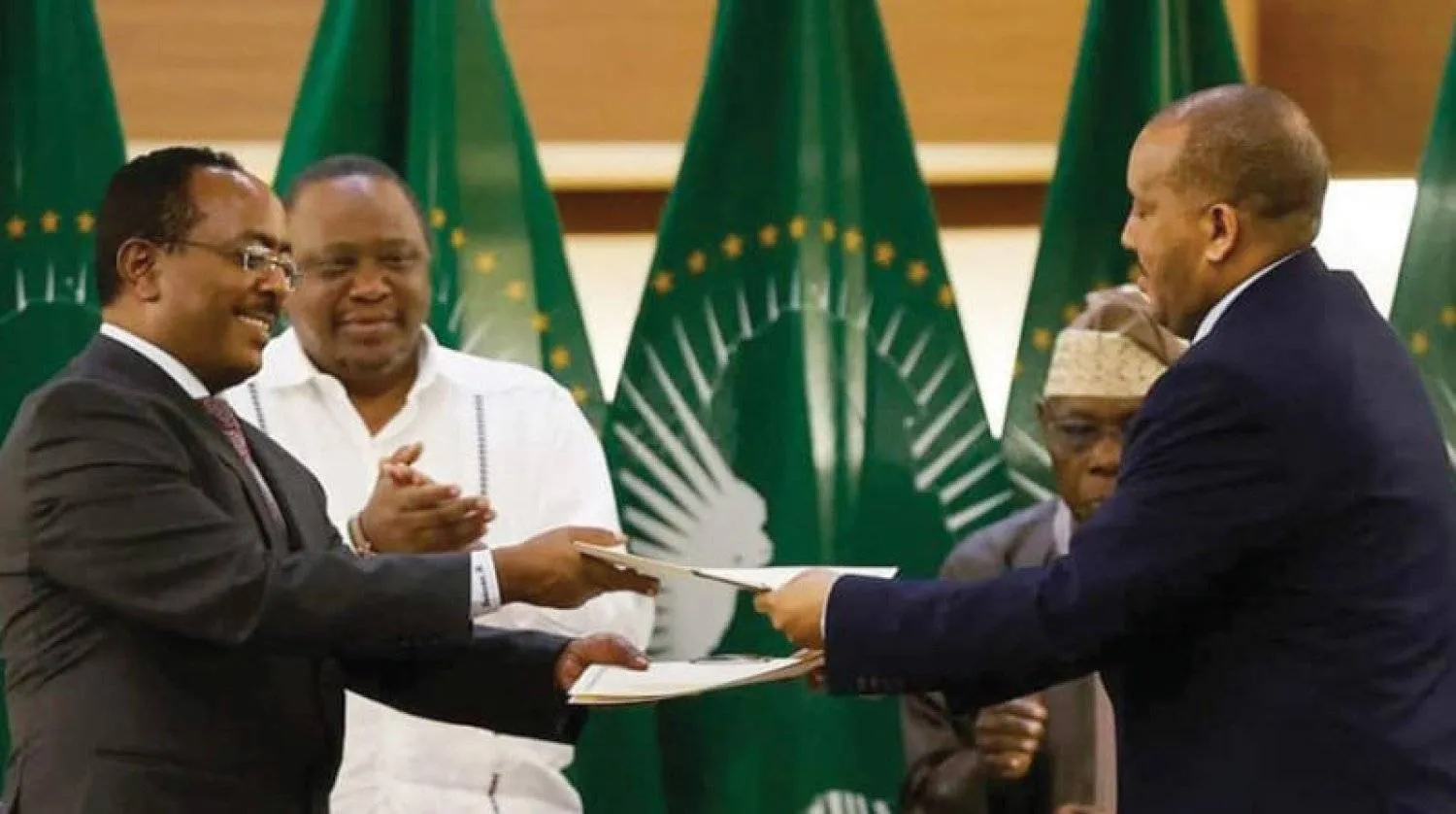 توقيع اتفاق بريتوريا العام الماضي والذي أنهى حرب تيغراي (الخارجية الإثيوبية)