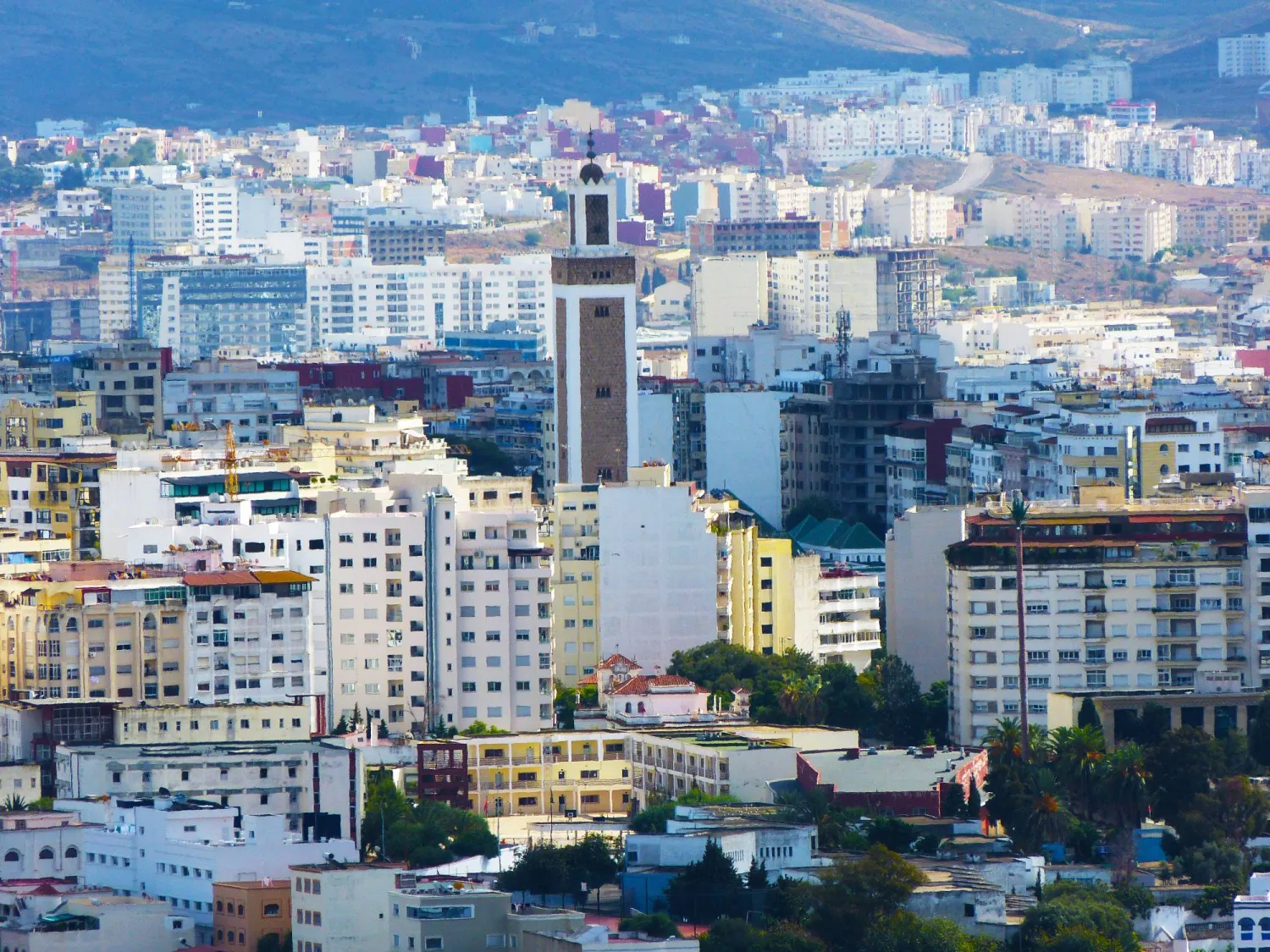 منظر عام لمدينة طنجة التي ستحتضن مؤتمر المناخ (أرشيفية)