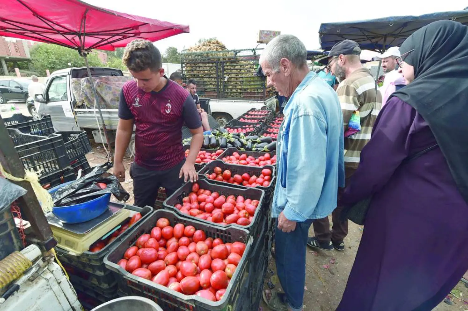 تعاني واسيف كغيرها من بلدات المنطقة الجبلية في الجزائر من تفشي البطالة وسط الشباب (أ.ف.ب)