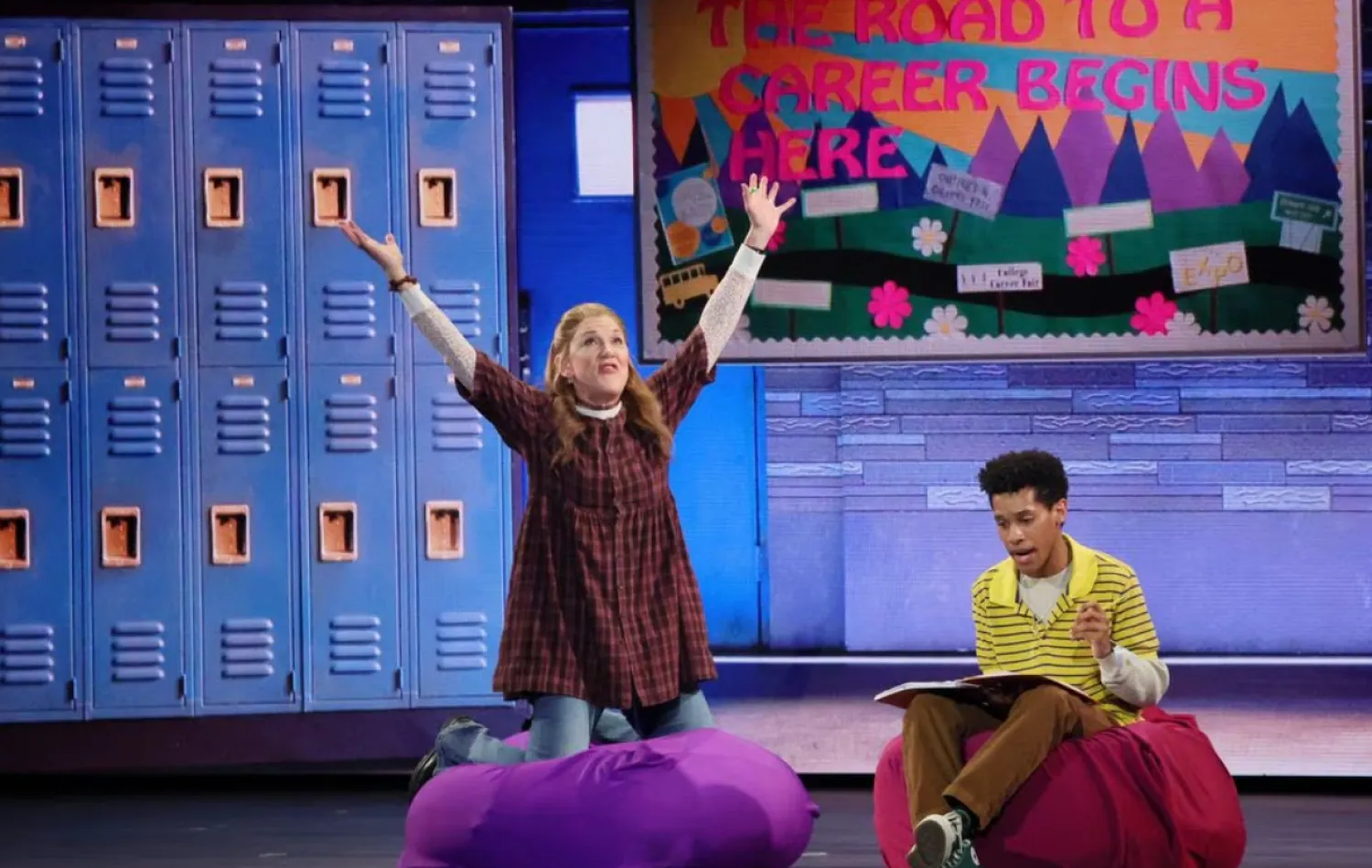 The cast of “Kimberly Akimbo” perform at the 76th Annual Tony Awards in New York City, US, June 11, 2023. REUTERS/Brendan Mcdermid





