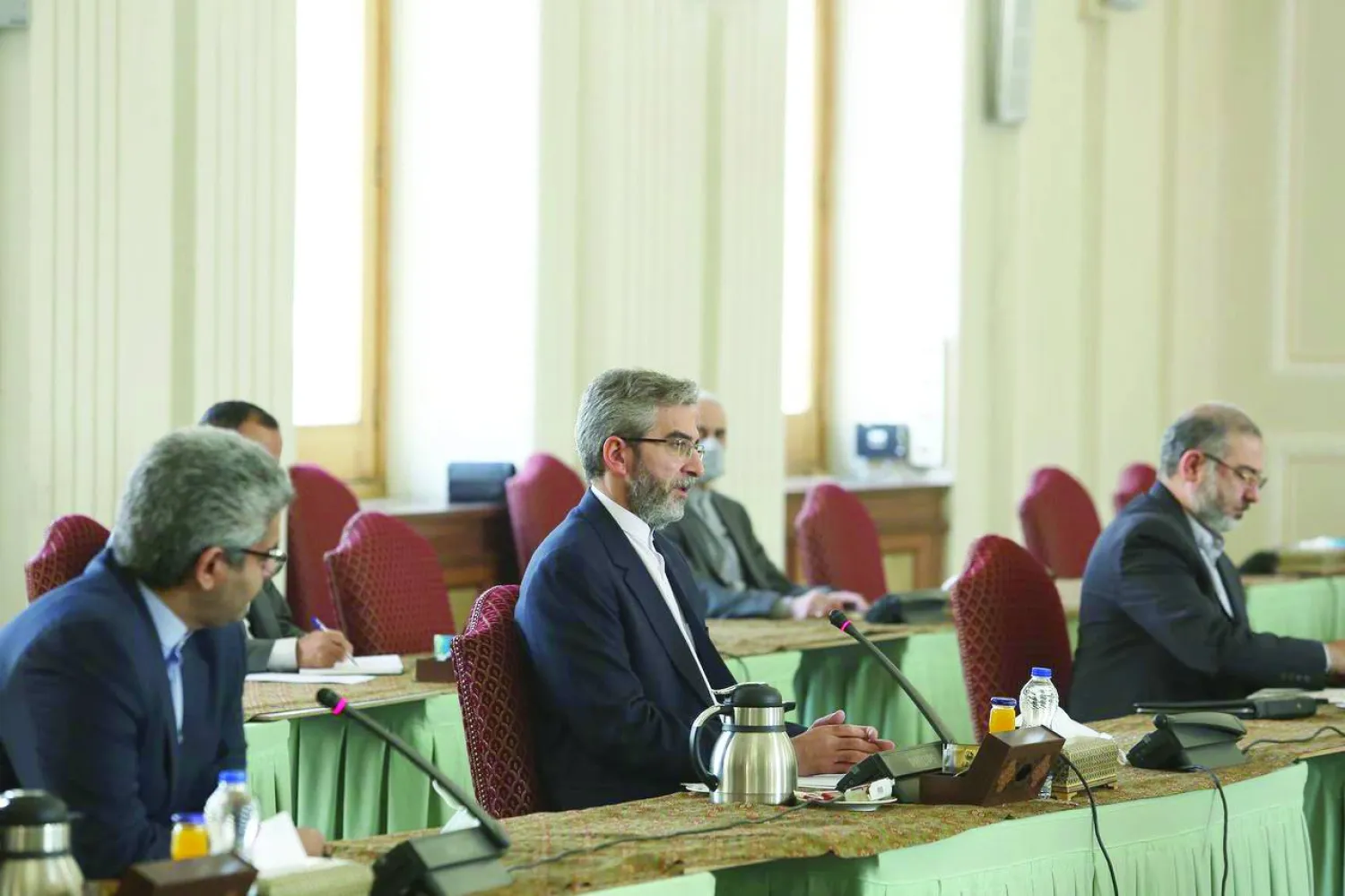 باقري كني خلال محادثات في أكتوبر 2021 (الخارجية الإيرانية)