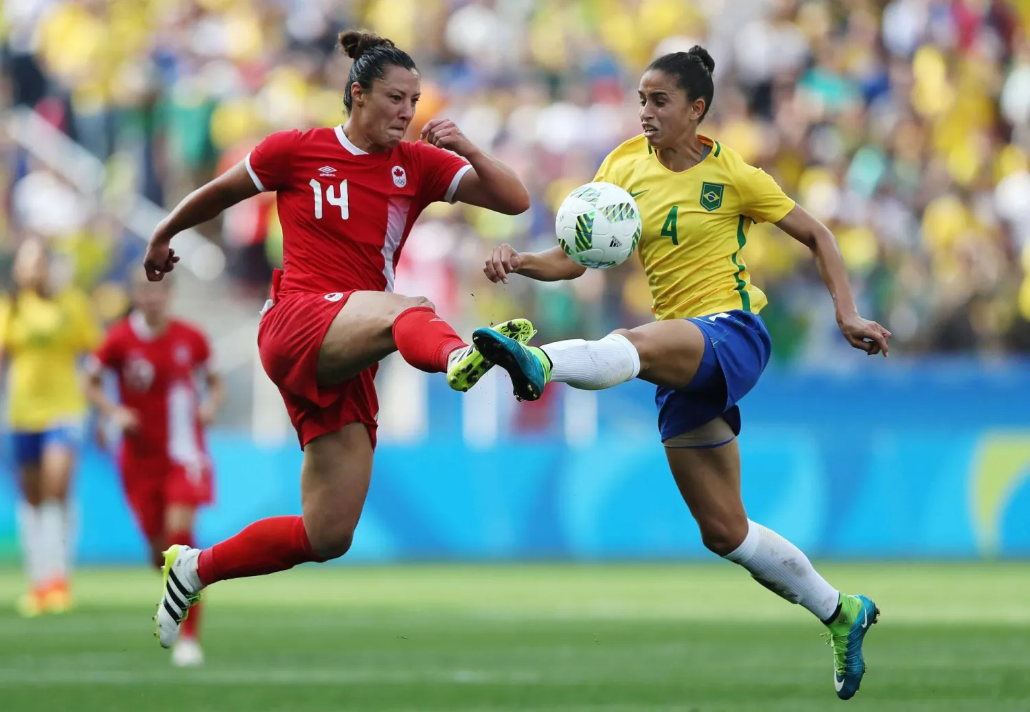 جانب من منافسات كأس العالم للسيدات (جيتي إميجز)