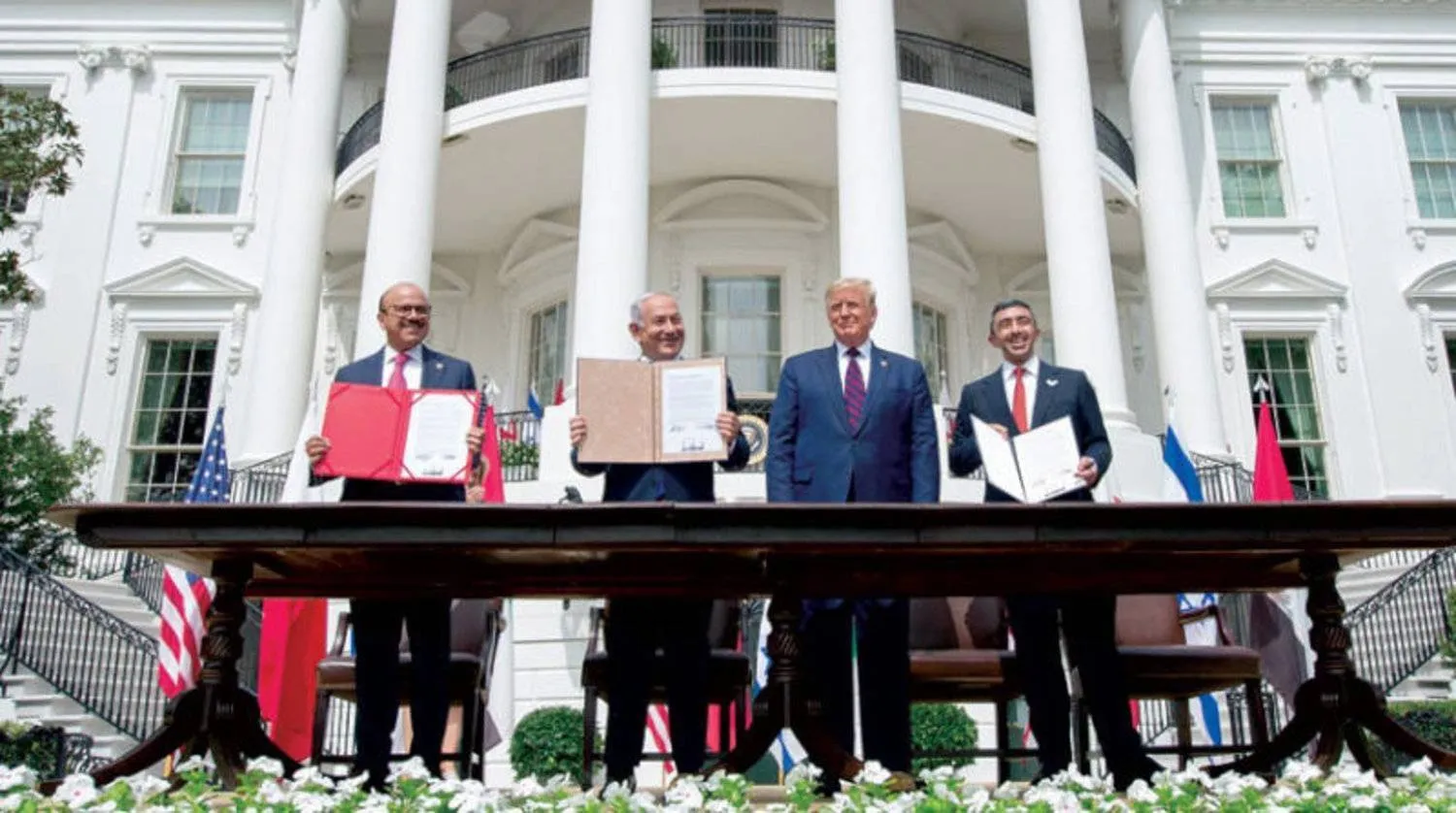 The Abraham Accords normalize relations between Israel, the United Arab Emirates and Bahrain. 