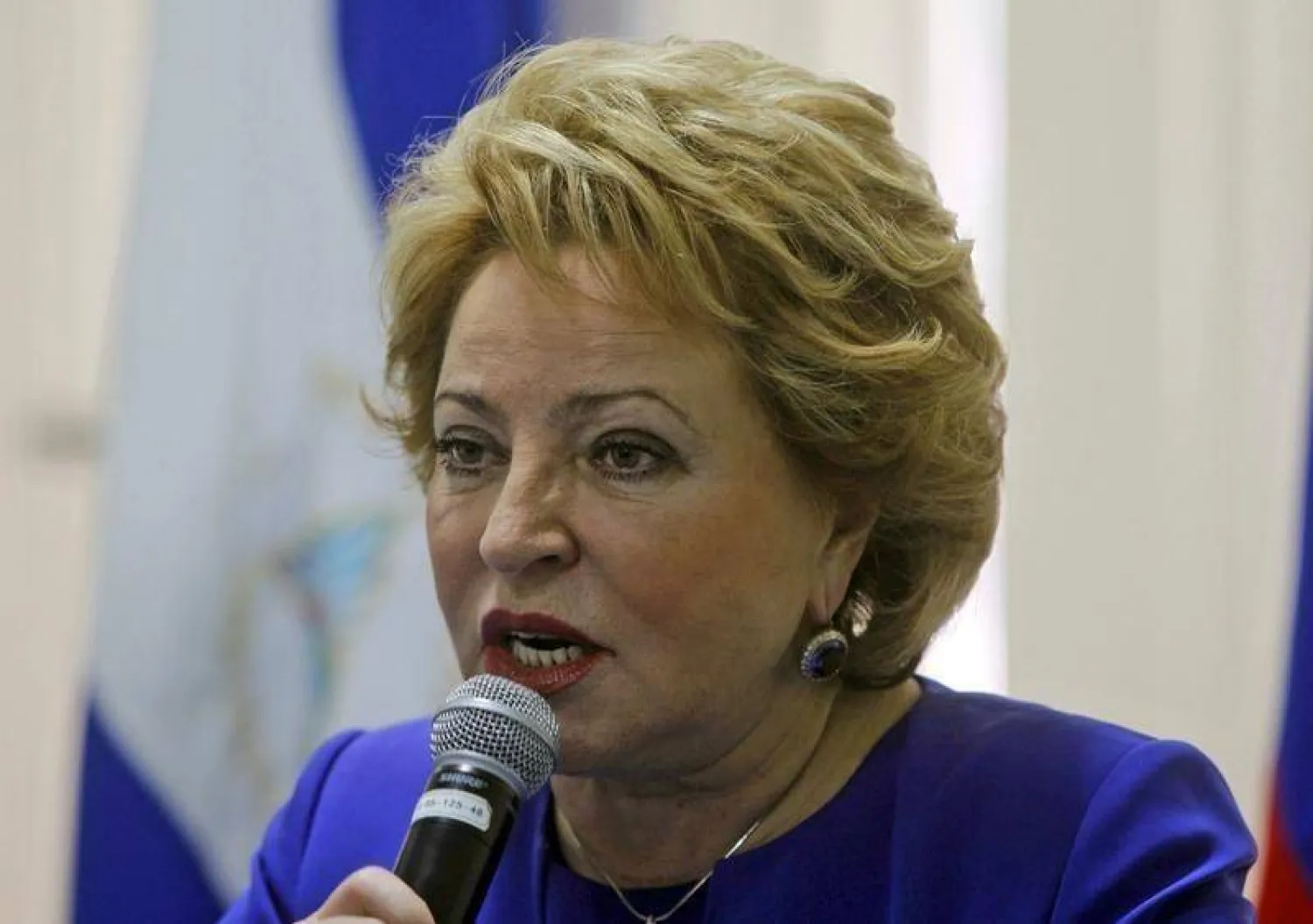 فالنتينا ماتفيينكو رئيسة مجلس الاتحاد الروسي (رويترز - أرشيفية)