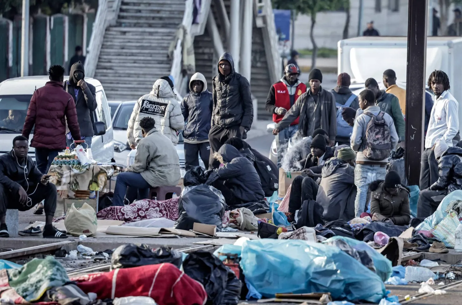مهاجرون أفارقة في المغرب (أ.ف.ب)