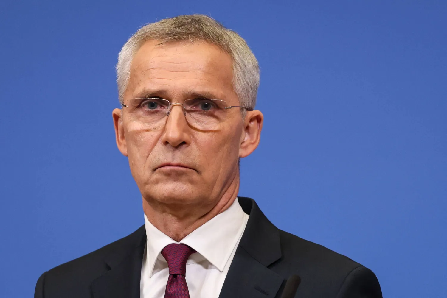 الأمين العام لحلف شمال الأطلسي ينس ستولتنبرغ (أ.ف.ب)