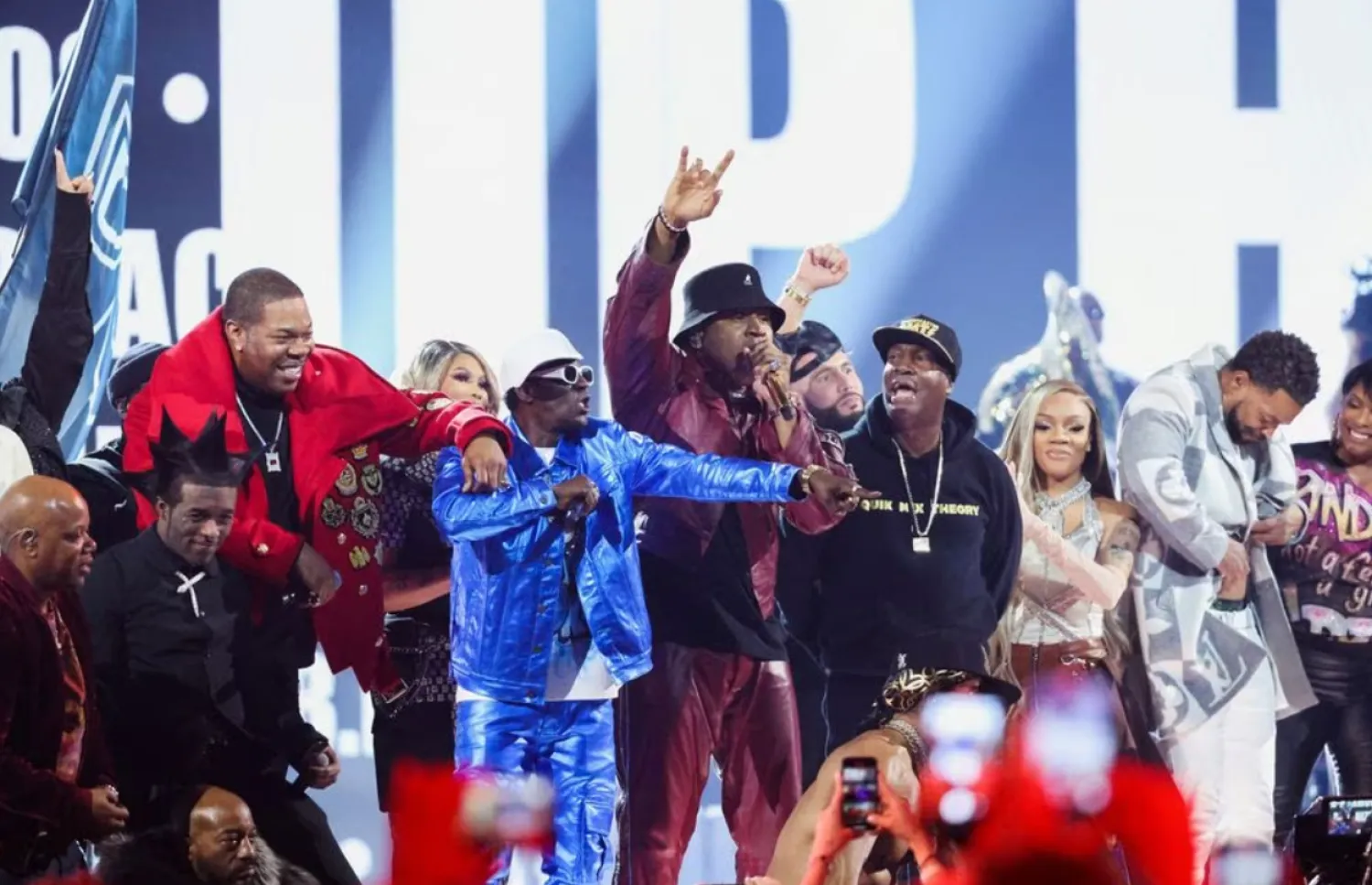 Hip Hop 50 performance during the 65th Annual Grammy Awards in Los Angeles, California, US, February 5, 2023. REUTERS/Mario Anzuoni/File Photo
