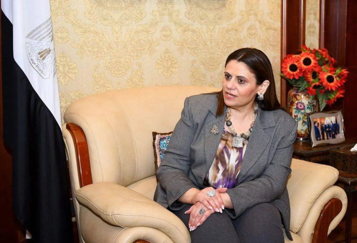 وزيرة الدولة للهجرة وشؤون المصريين بالخارج سها جندي (وزارة الهجرة)