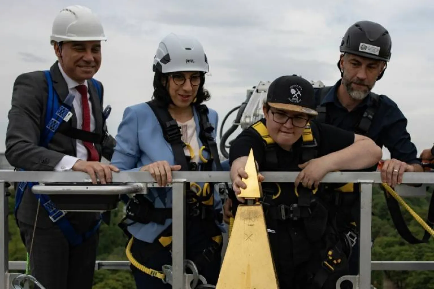 Egypt's ambassador and French Culture Minister Rima Abdul-Malak attended the ceremony - Ian LANGSDON - AFP