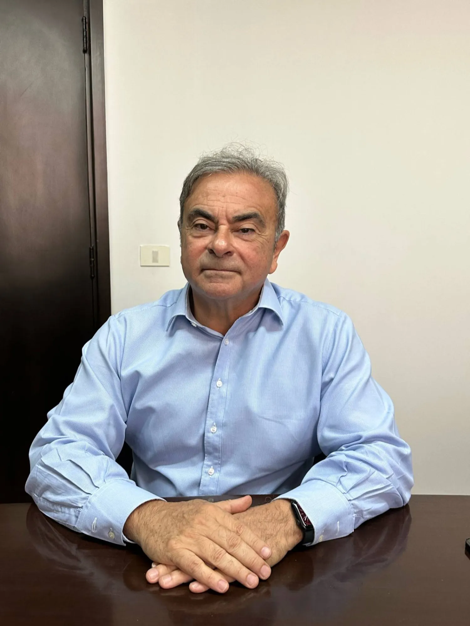 كارلوس غصن متحدثاً لـ(الشرق الأوسط)