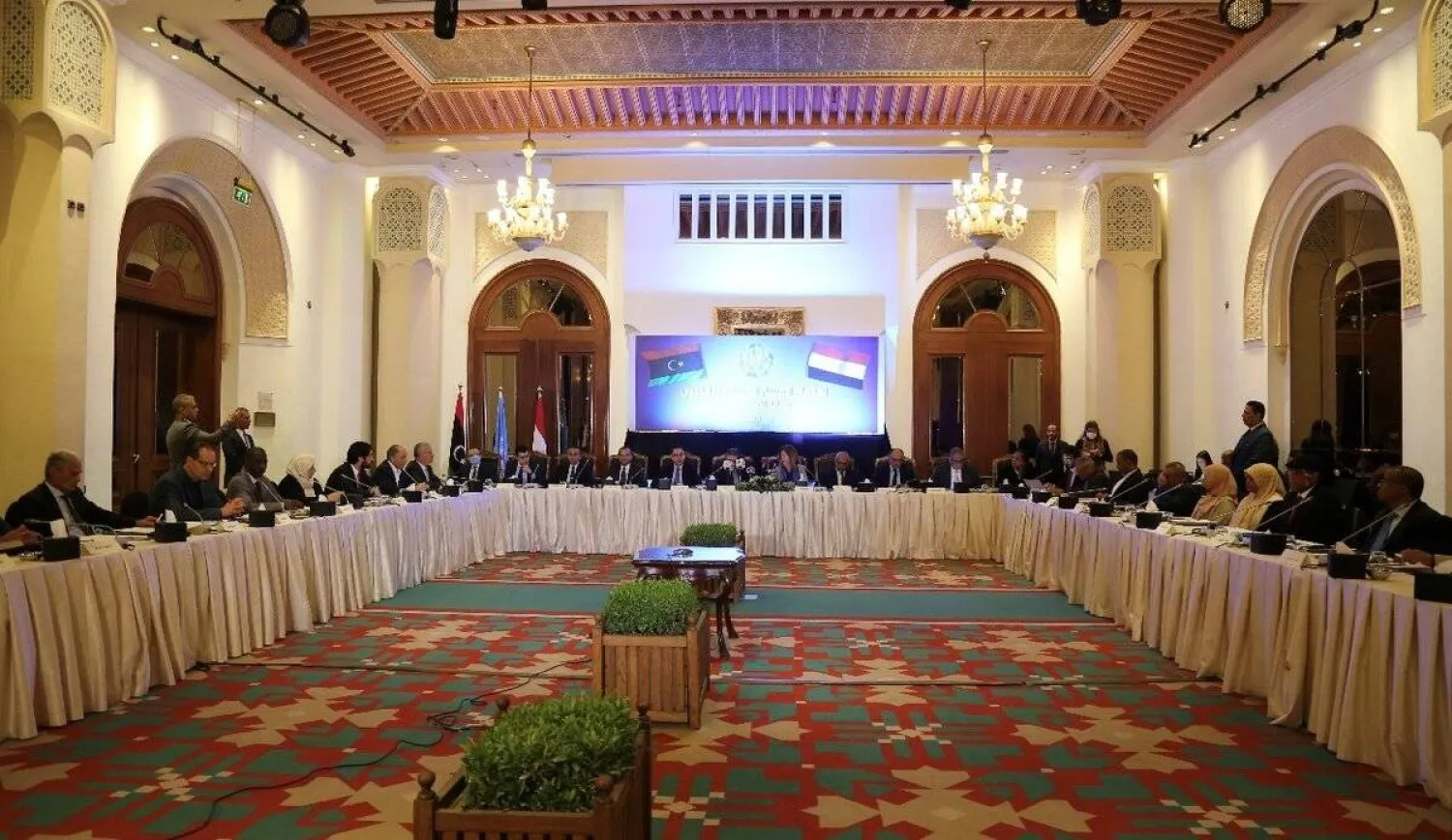 اجتماع القاهرة للجنة العسكرية المشتركة (5+5) ولجان التواصل في كل من ليبيا والسودان والنيجر (UNSMIL)