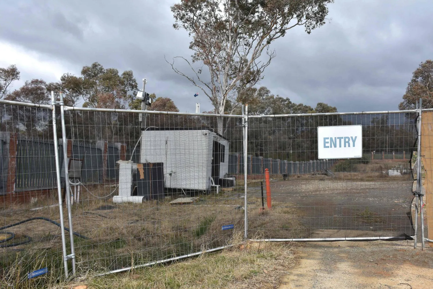 الموقع المخصص لبناء السفارة الروسية في أستراليا (أ.ف.ب)