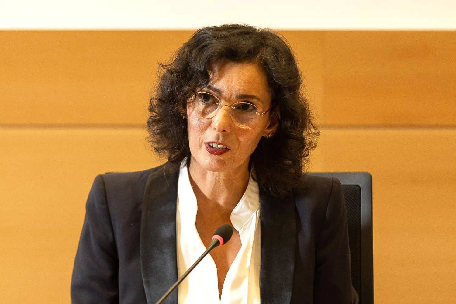 وزيرة الخارجية البلجيكية حجّة لحبيب (أ.ف.ب)