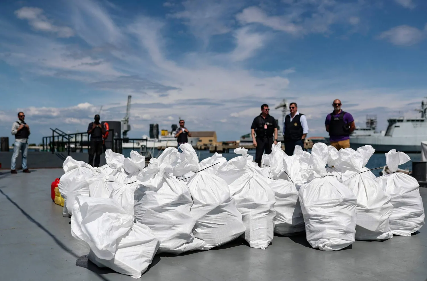 شحنة كوكايين مضبوطة (أ.ف.ب)