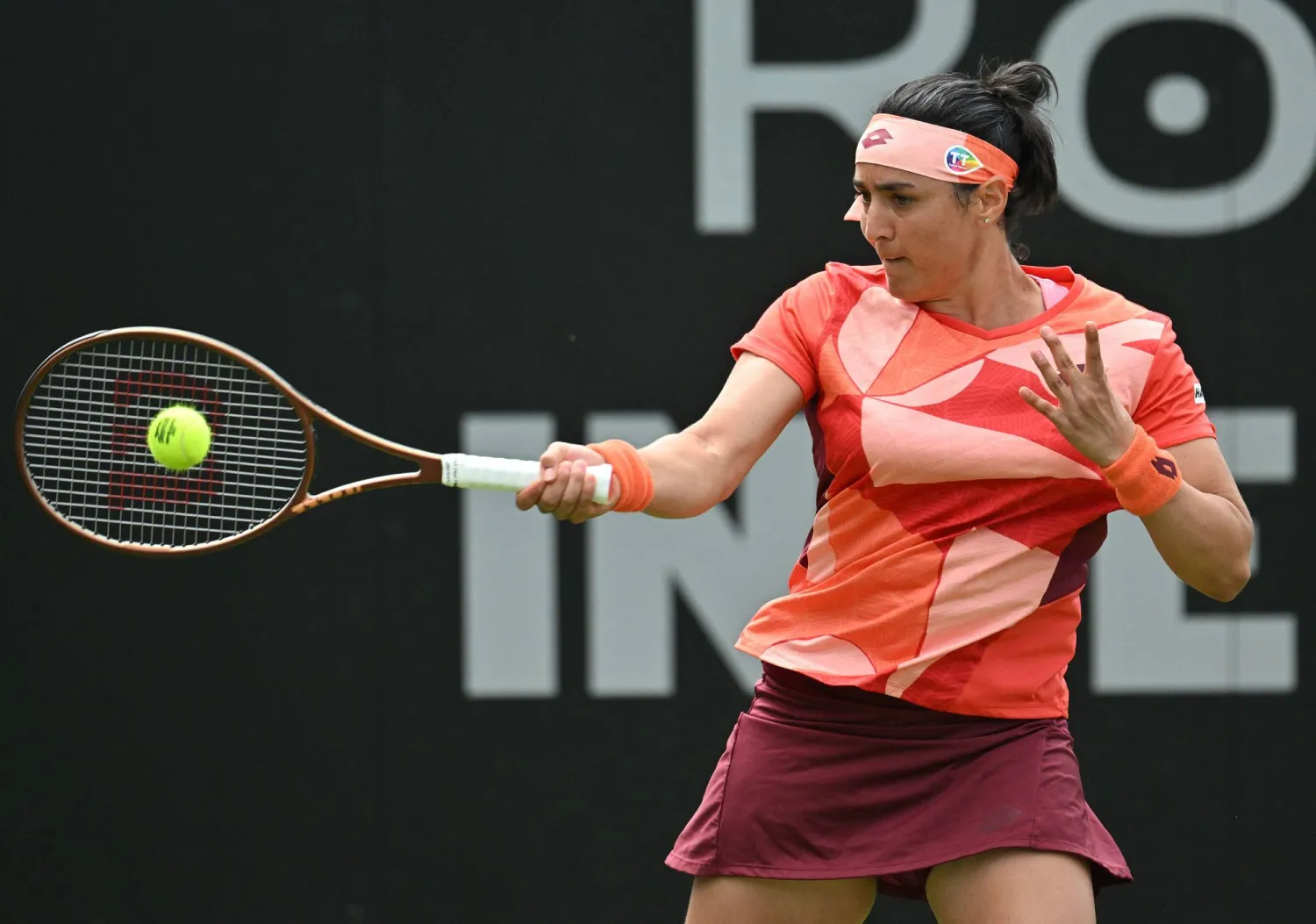 جابر تسعى إلى اللقب الخامس في مسيرتها الاحترافية والثاني هذا العام (أ.ف.ب)