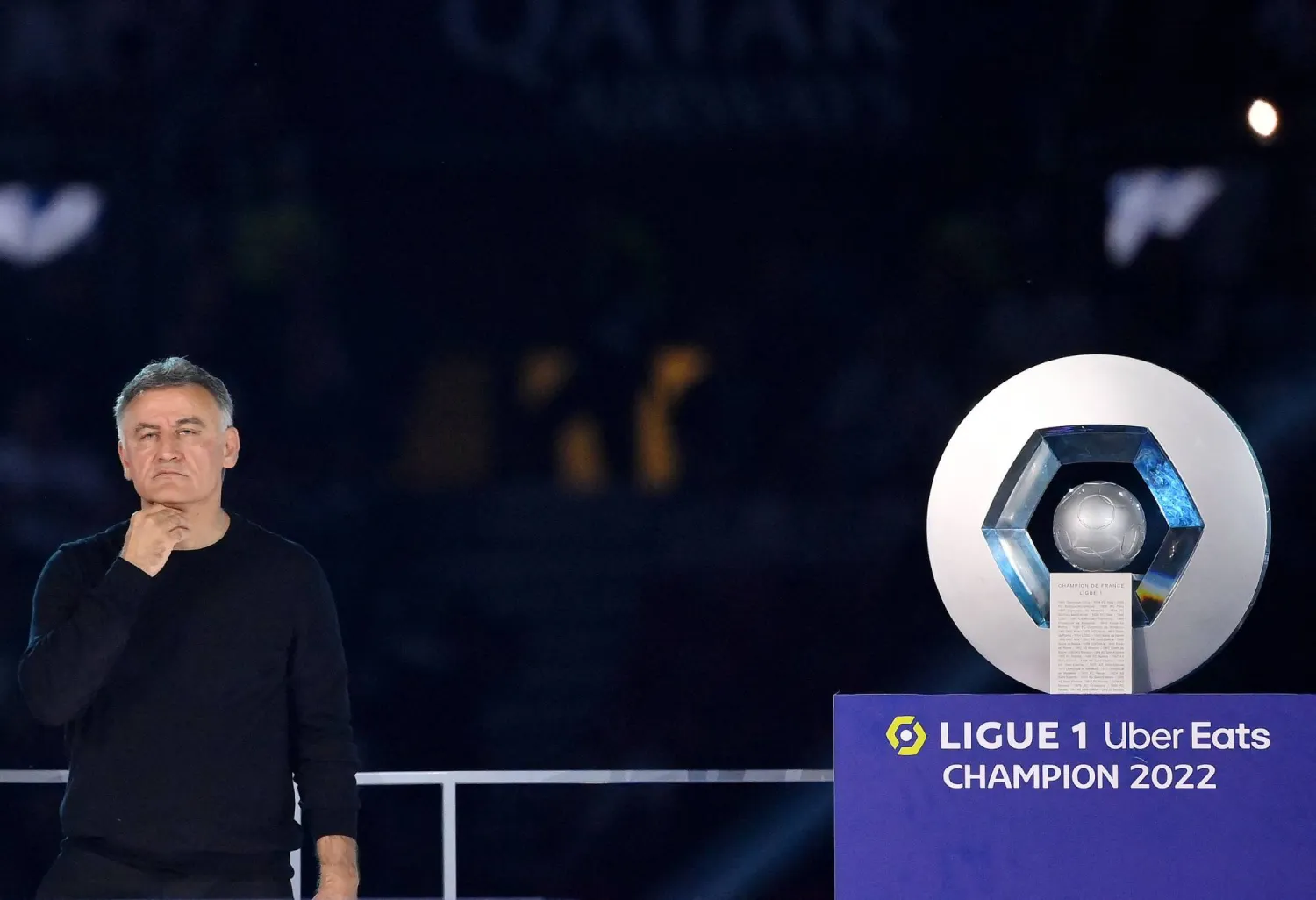 لقب الدوري الفرنسي لم يشفع لغالتييه البقاء في حديقة الأمراء (أ.ف.ب)