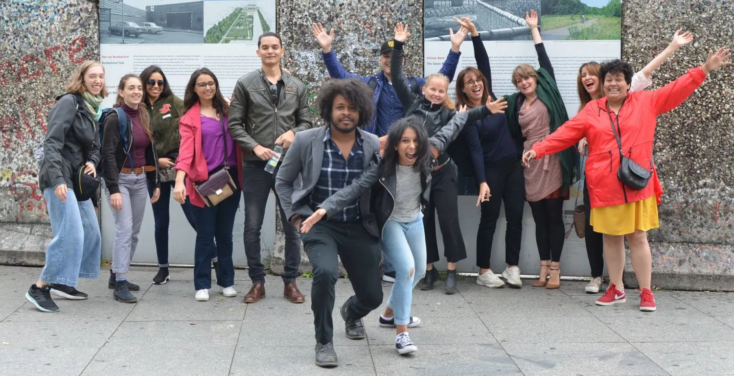 طلاب ماجستير السياسات الثقافية الذين تم تدريبهم في هيلدسهايم في ألمانيا