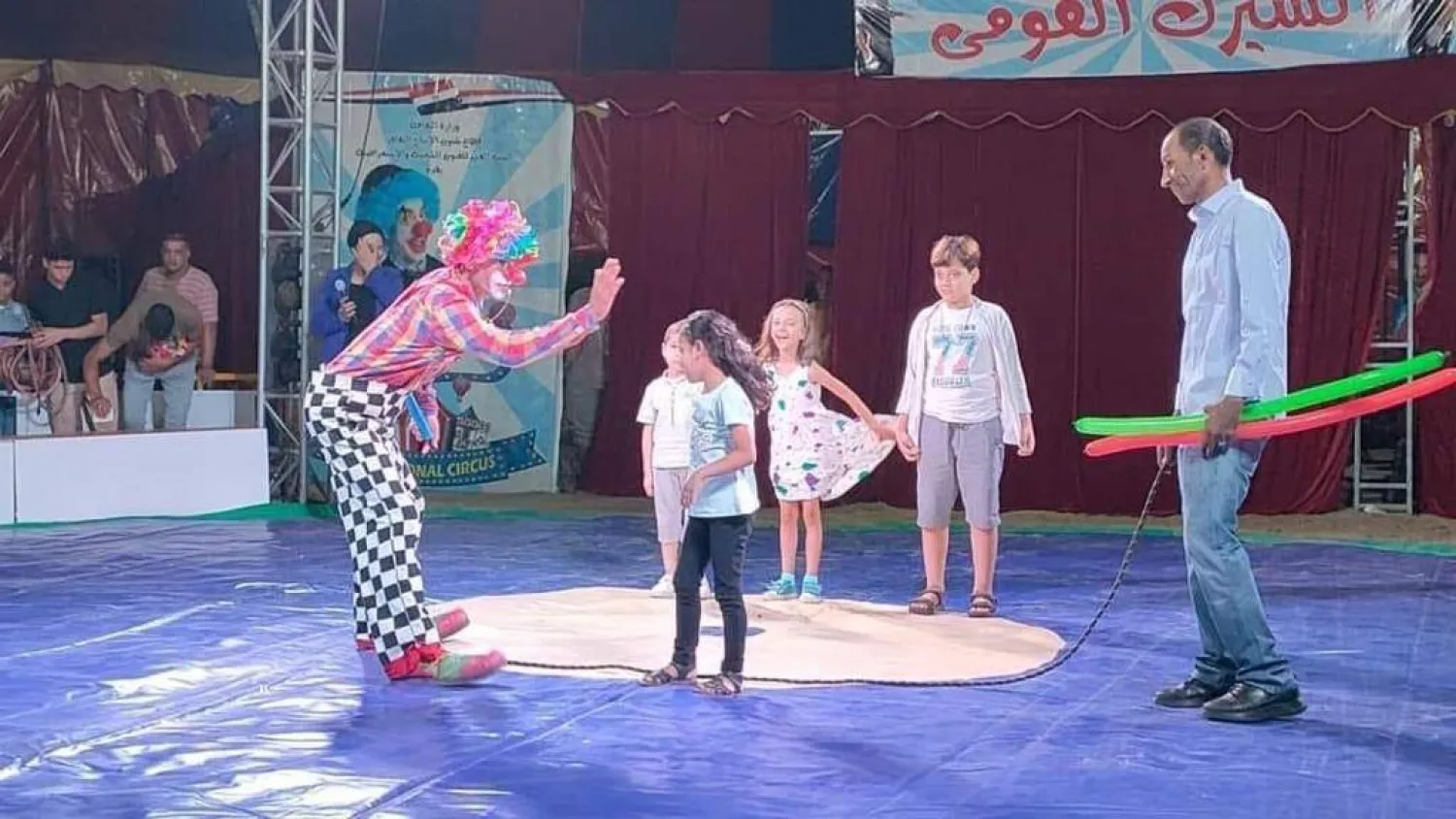 جانب من عرض سيرك العريش (وزارة الثقافة)