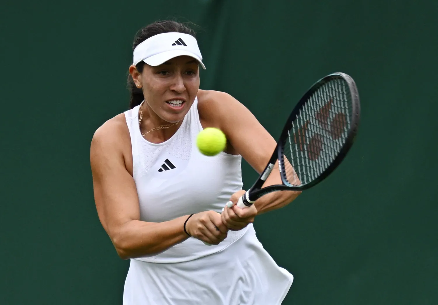 بيغولا عانت قبل بلوغها الدور الثاني لـ«ويمبلدون» (رويترز)