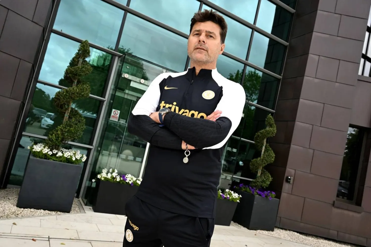 بوكيتينو في يومه الأول بمركز تدريب تشيلسي