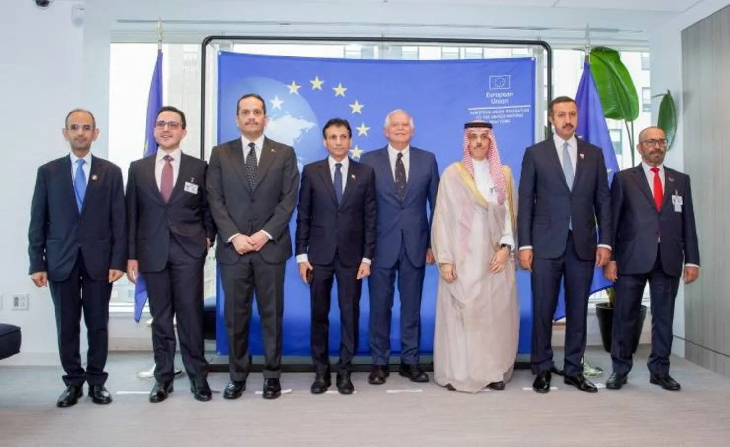 A ministerial meeting between the Gulf Cooperation Council and the European Union (Asharq Al-Awsat)