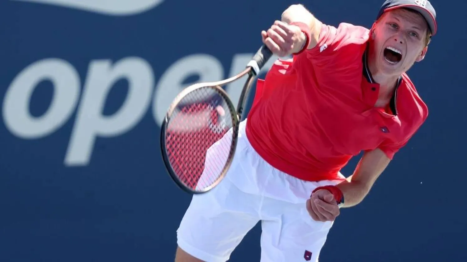 American Jenson Brooksby says he has been given a provisional suspension after allegedly missing three doping tests. MATTHEW STOCKMAN / GETTY IMAGES NORTH AMERICA/AFP
