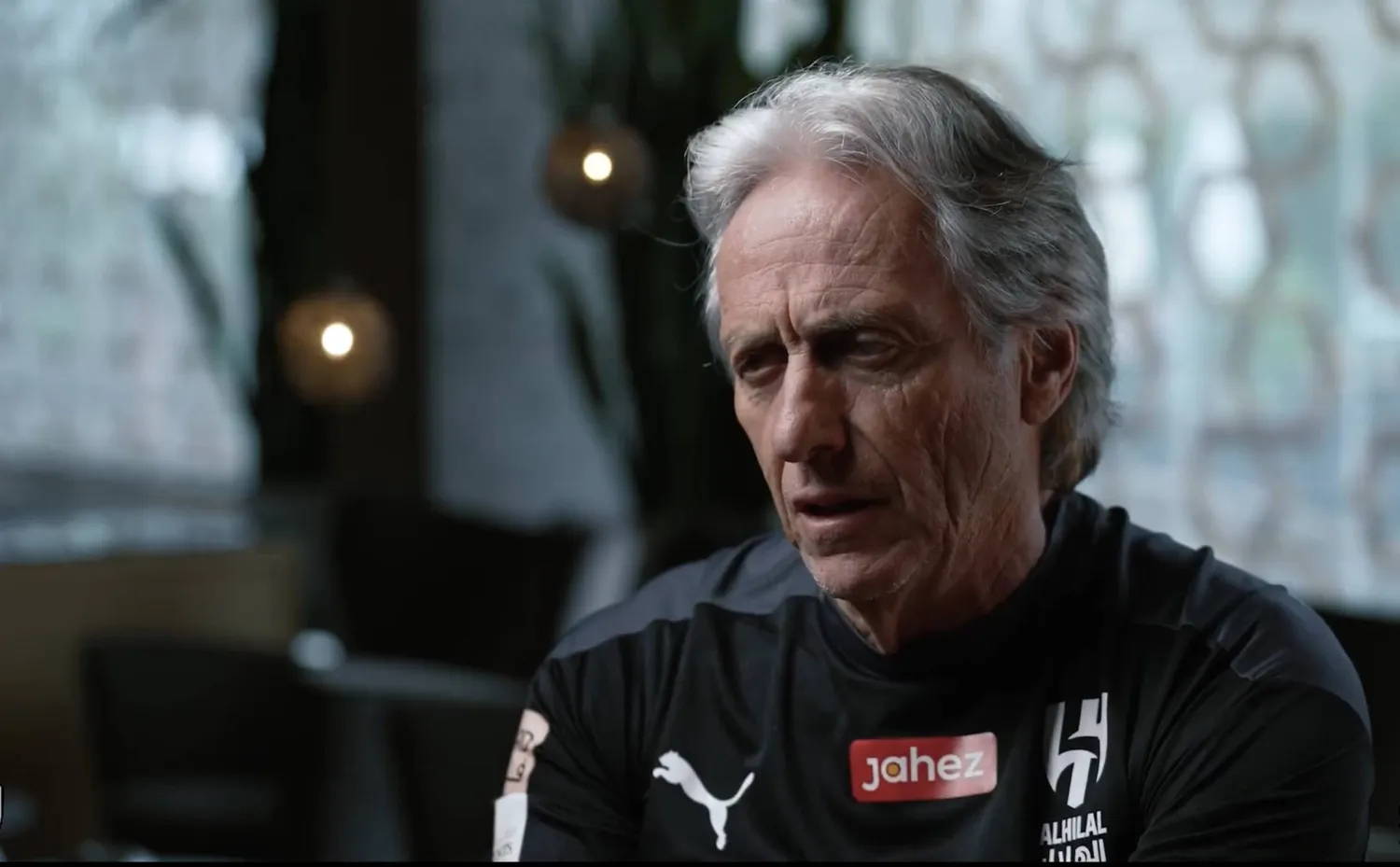 خيسوس خلال مقابلة تلفزيونية بثها المركز الإعلامي للهلال (نادي الهلال)