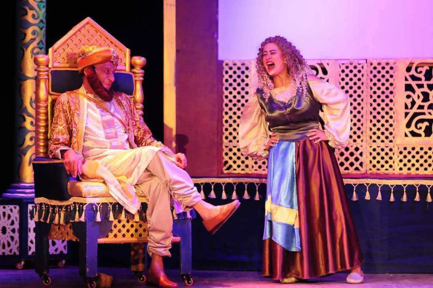 لقطة من المسرحية (مسرح السلام)