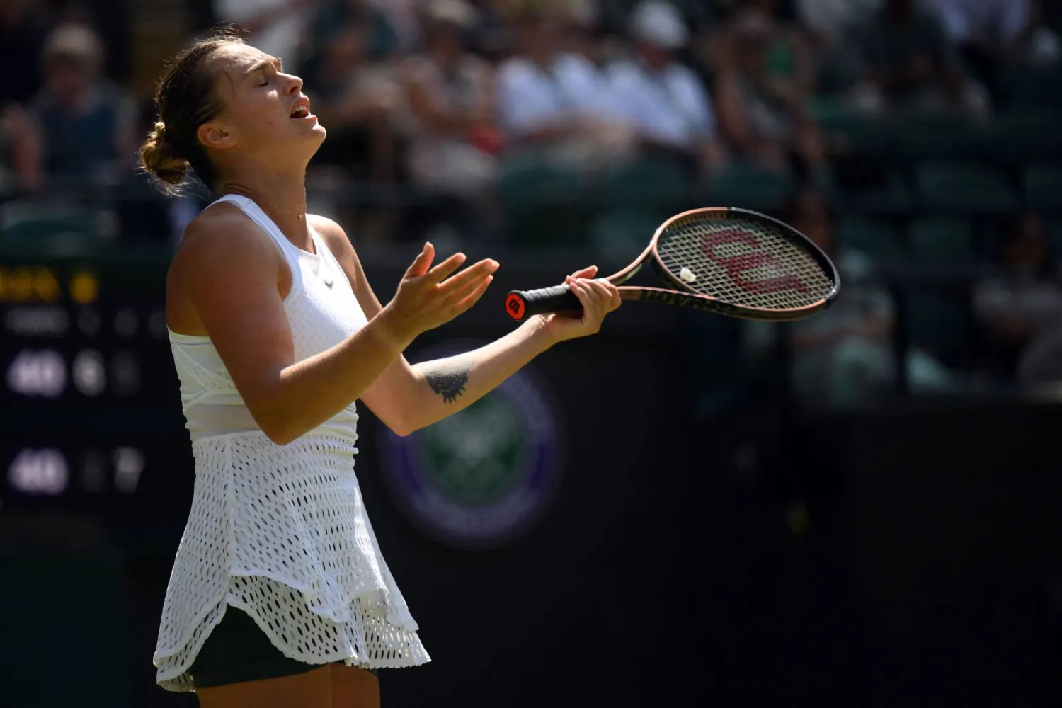 البيلاروسية أرينا سابالينكا (أ.ف.ب)