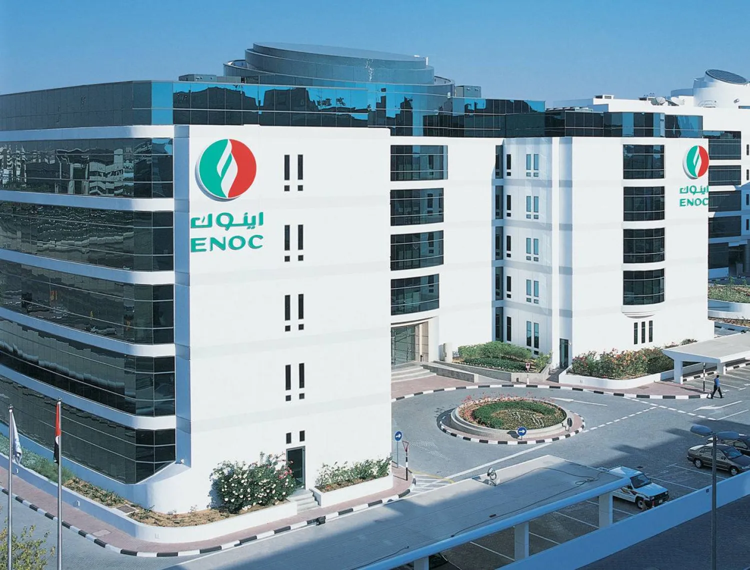 مقر شركة «إينوك» الإماراتية في مدينة دبي (الشرق الأوسط)