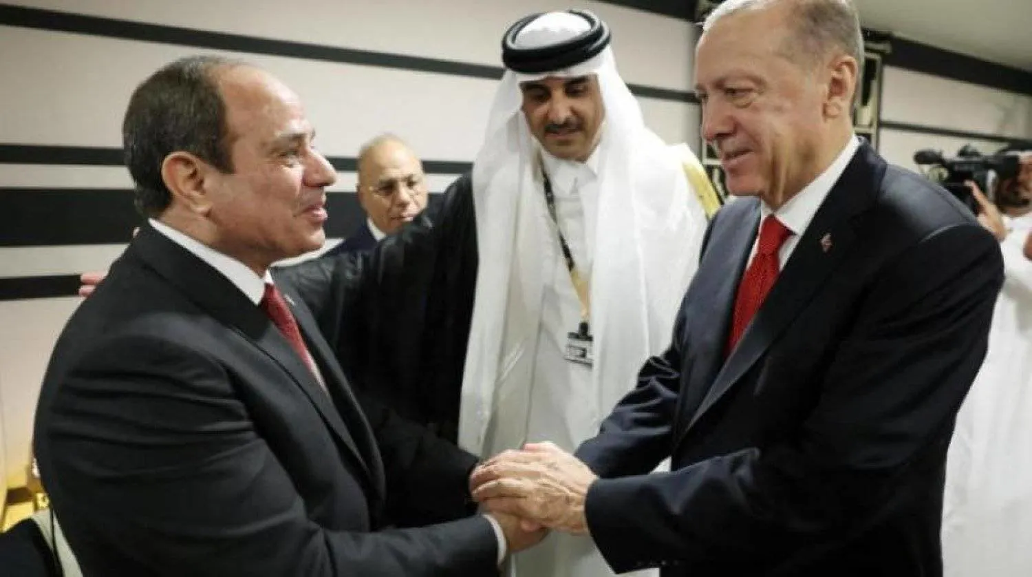 Cumhurbaşkanı Recep Tayyip Erdoğan ve Mısırlı Mevkidaşı Abdulfettah Sisi. 