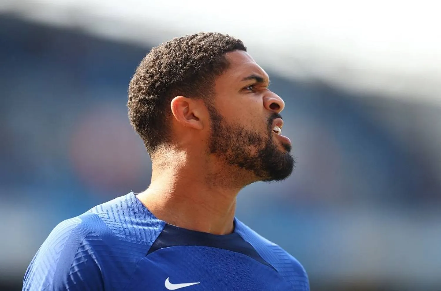 Football - Premier League - Manchester City v Chelsea - Etihad Stadium, Manchester, Britain - May 21, 2023 Chelsea's Ruben Loftus-Cheek during the warmup before the match. (Reuters) 