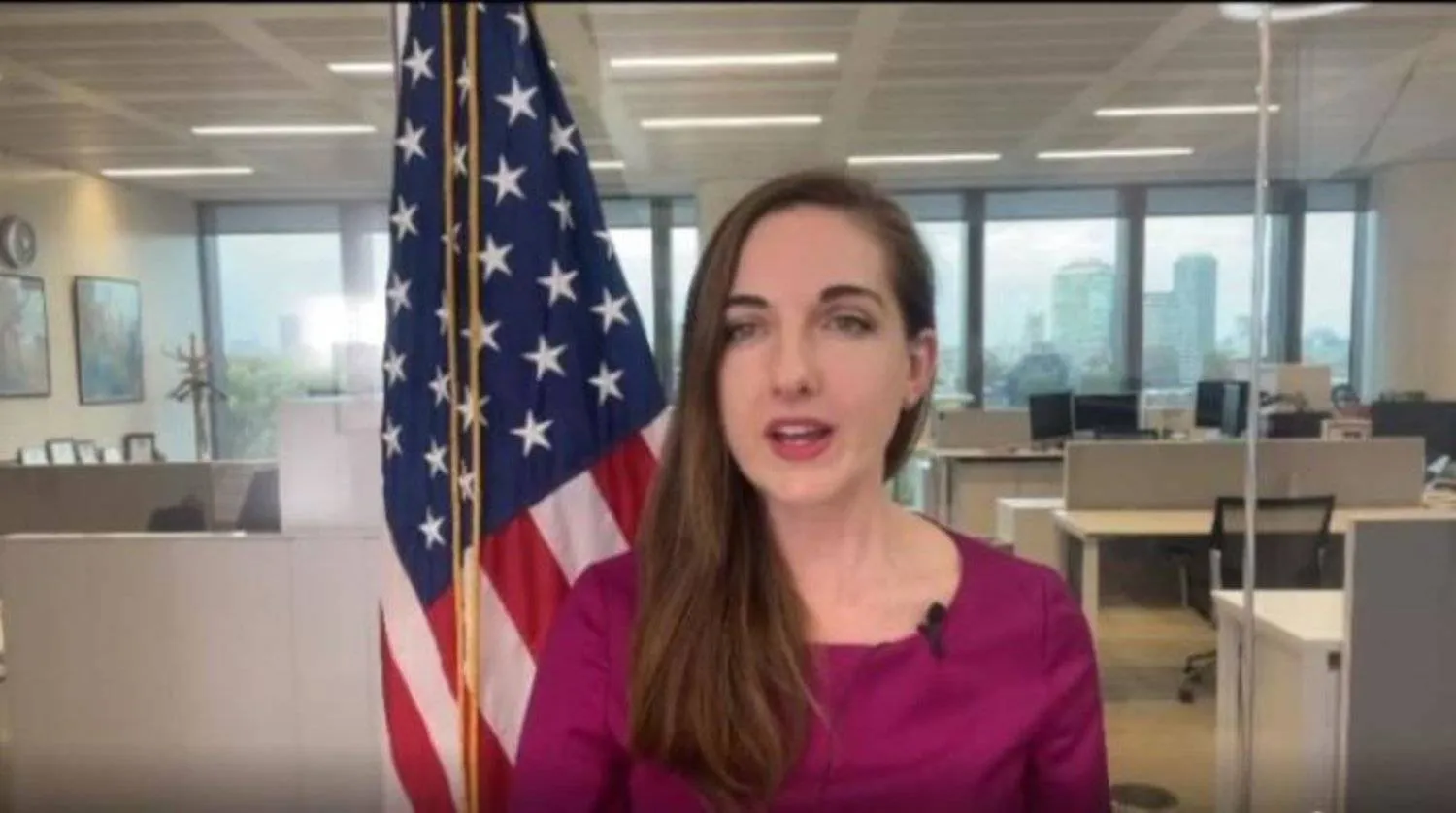 إليزابيث ستيكني المتحدّثة الإقليمية باسم وزارة الخارجية الأميركية (الشرق الأوسط) 