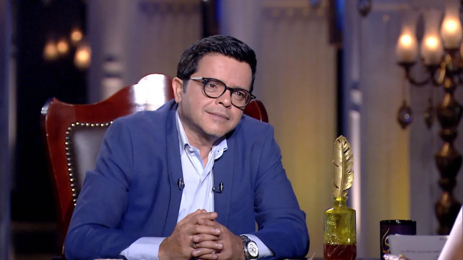 أكد هنيدي أن عادل إمام أستاذه وأنه تخرج في مدرسته (برنامج حبر سري)