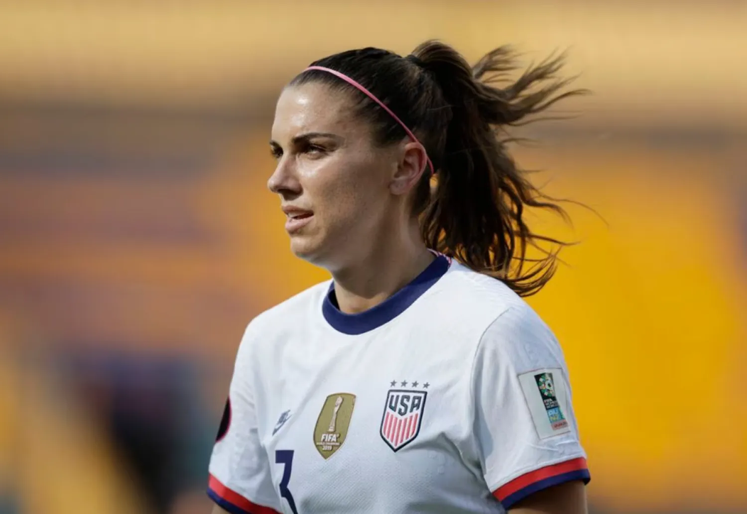 Soccer Football - Concacaf Women Championship - Semi Final - United States v Costa Rica - Estadio Universitario, Monterrey, Mexico - July 14, 2022 Alex Morgan of the US REUTERS/Daniel Becerril/File Photo
