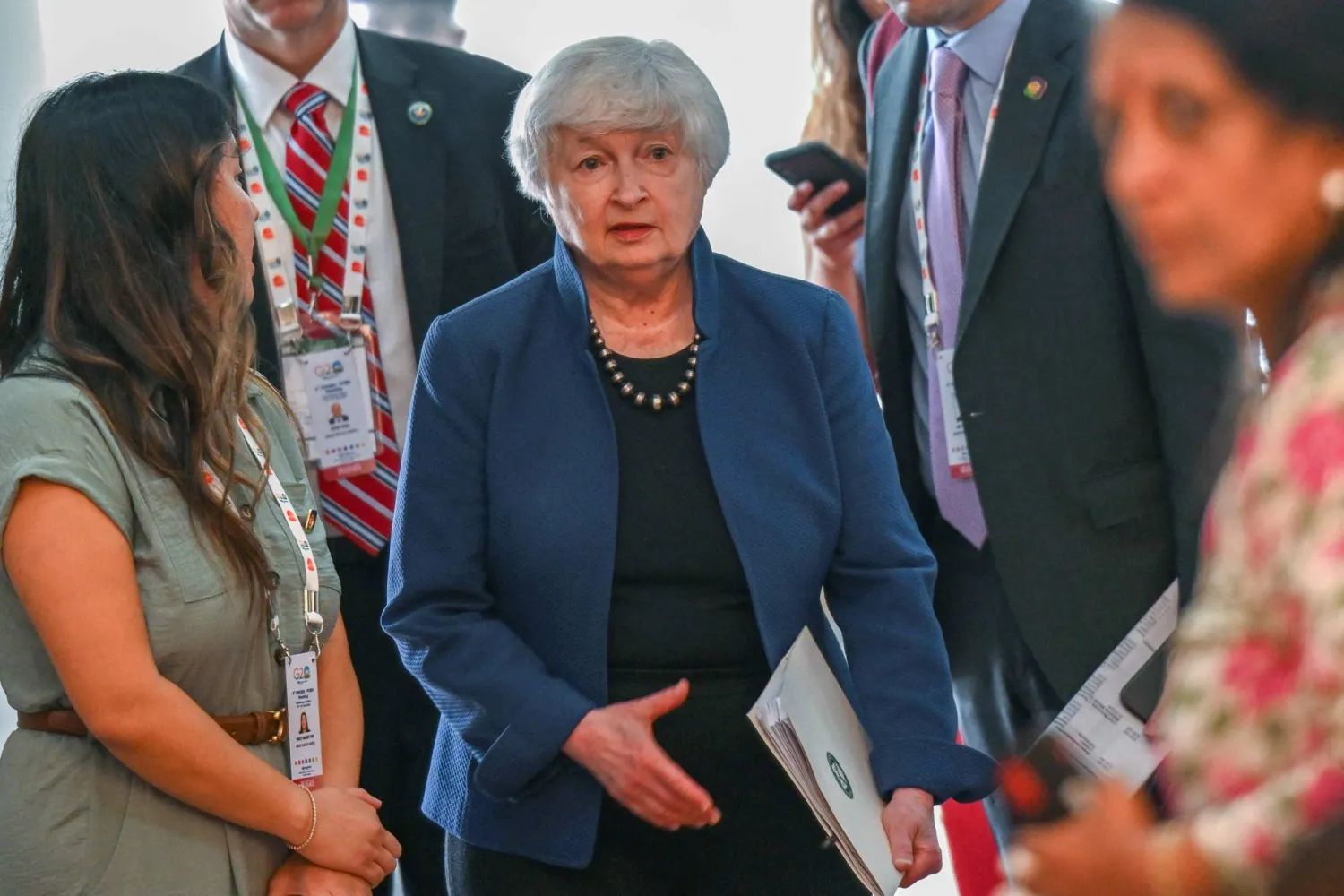 وزيرة الخزانة الأميركية جانيت يلين (أ.ف.ب)