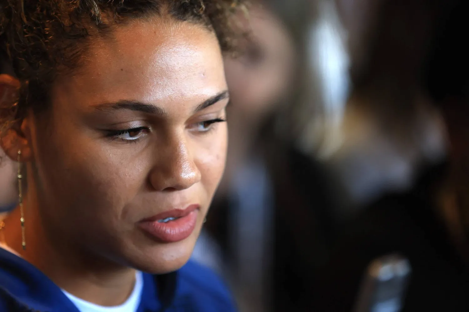 ترينيتي من اللاعبات المرشحات لخطف الأنظار في المونديال (أ.ف.ب)