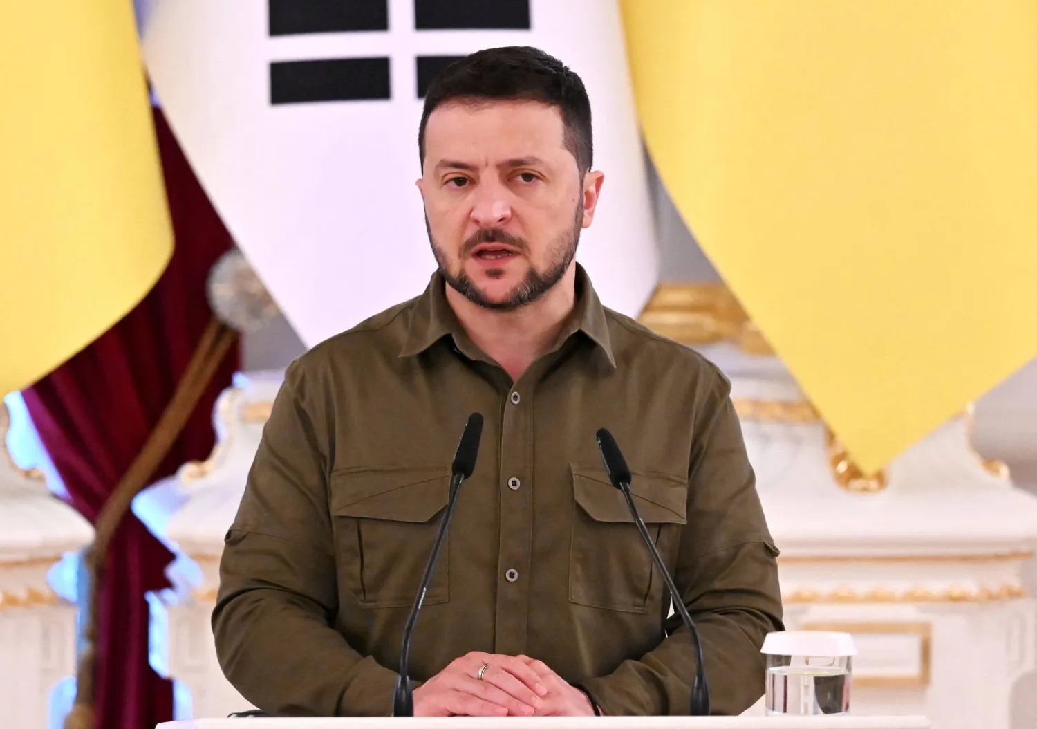 الرئيس الأوكراني فولوديمير زيلينسكي (أ.ف.ب)