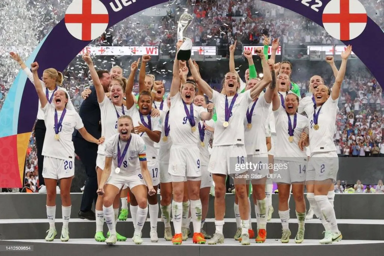 بقيادة سارينا ويغمان  فاز  المنتخب الإنجليزي للسيدات ببطولة كأس الأمم الأوروبية 2022 (غيتي)