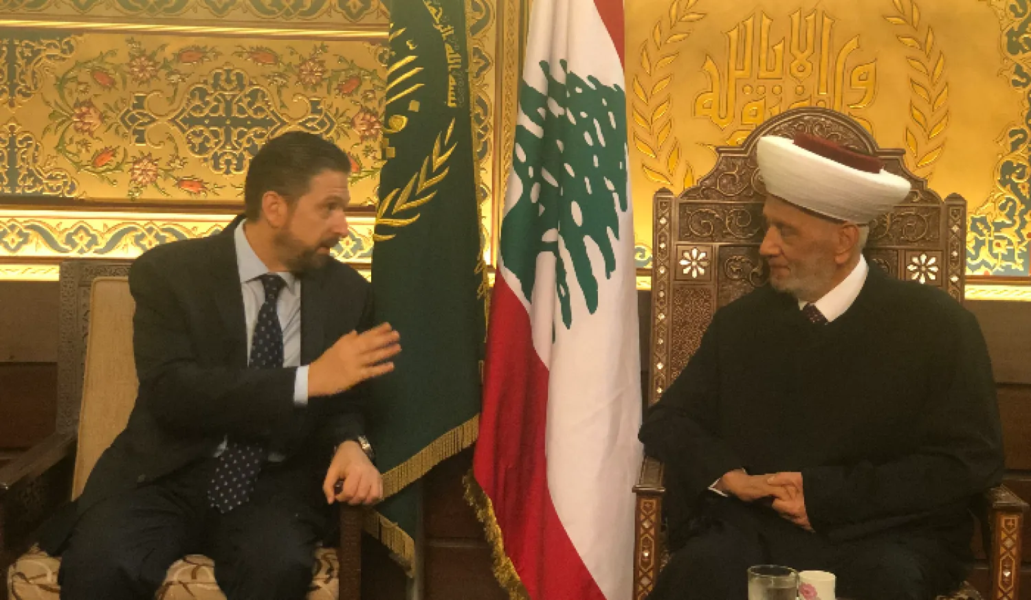 النائب فيصل كرامي مجتمعاً مع المفتي دريان (الوطنية)