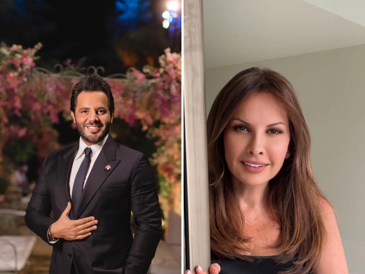 جمانا بو عيد ونيشان من روّاد الحوار الفني اللبناني (صورة مركبة من حسابهما الشخصي)