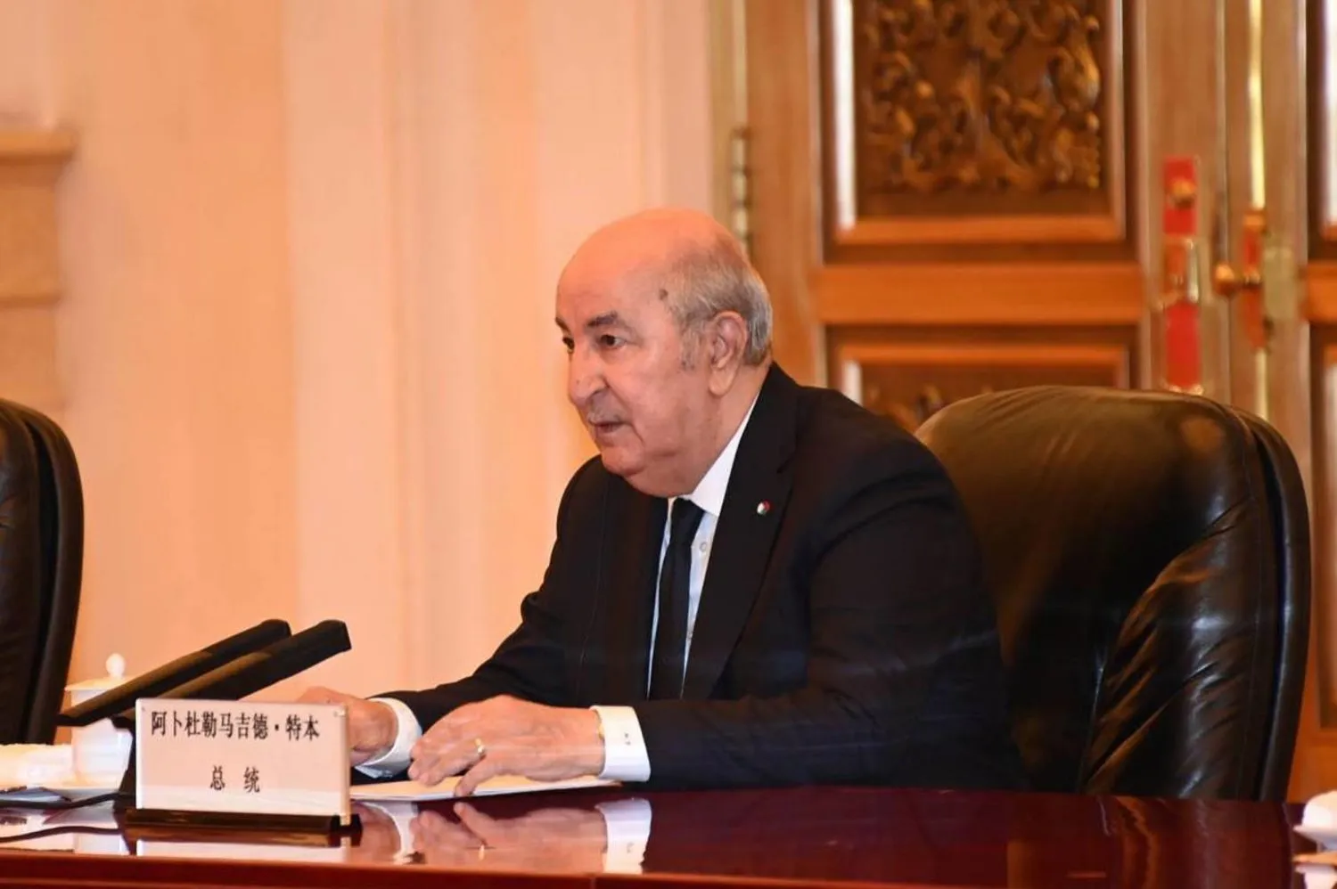 Cezayir Devlet Başkanı Tebbun (DPA)