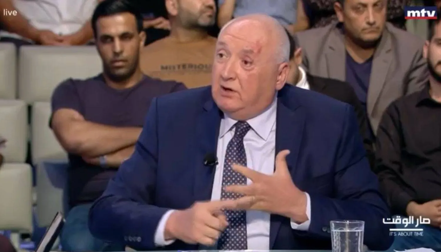 أبو فاضل بعد «المعركة» (عن تلفزيون «إم تي في»)