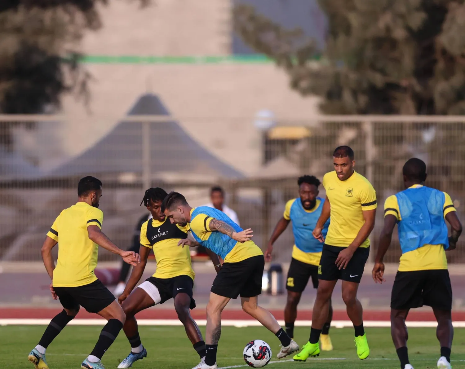 من تدريبات «الاتحاد» في معسكر الطائف (نادي الاتحاد)