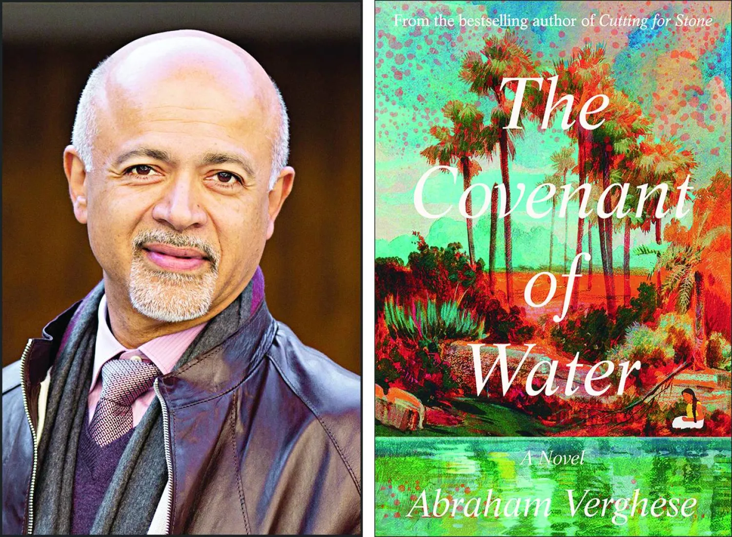 أبراهام فِرغِيس وغلاف روايته