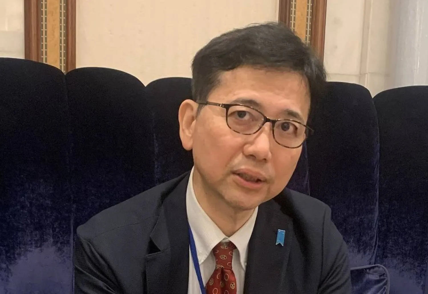 Japanese Cabinet Secretary for Public Affairs Noriyuki Shikata. (Ghazi Mahdi)