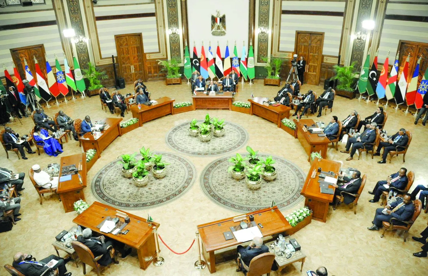 
اجتماع «قمة جوار السودان» في القاهرة يوم 13 يوليو الحالي (رويترز)